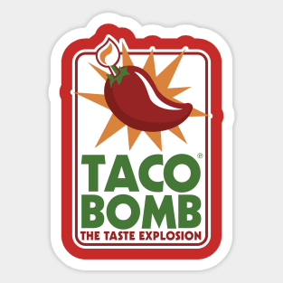 Taco Bomb Sticker